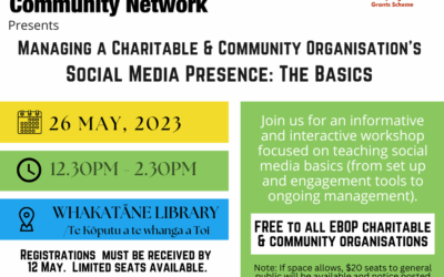 Not For Profits, Charities & Social Enterprises – Workshop #3, Social media Basics 26th May 2023