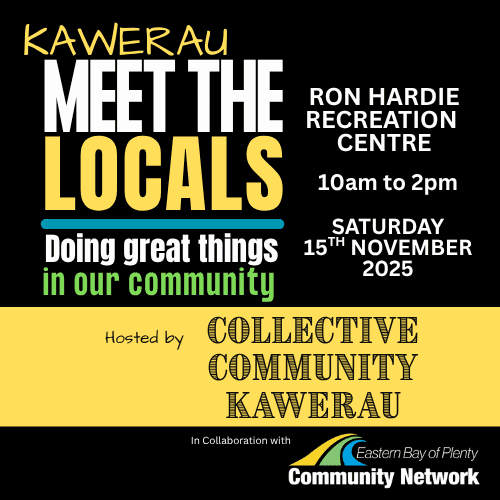 KAWERAU MEET THE LOCALS –  15th November 2025